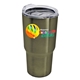 a titanium-gray the expedition - 18 oz digital stainless steel auto tumbler