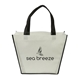aerial view a white festival non - woven tote, image 1 of 6