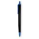 a black barrel & blue trim tri - stic(r) multi - color promotional pen