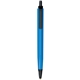 a blue barrel & black trim tri - stic(r) multi - color promotional pen