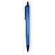 a blue barrel & navy trim tri - stic(r) multi - color promotional pen
