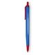 a blue barrel & red trim tri - stic(r) multi - color promotional pen