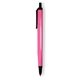 a pink barrel & black trim tri - stic(r) multi - color promotional pen