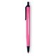 a pink barrel & navy trim tri - stic(r) multi - color promotional pen