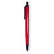 a red barrel & navy trim tri - stic(r) multi - color promotional pen