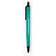a teal barrel & black trim tri - stic(r) multi - color promotional pen