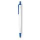 a white barrel & blue trim tri - stic(r) multi - color promotional pen
