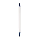 aerial view a white barrel & navy trim tri - stic(r) multi - color promotional pen, image 1 of 2