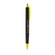 aerial view a black barrel & yellow trim tri - stic(r) multi - color promotional pen, image 2 of 2