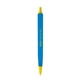 aerial view a blue barrel & yellow trim tri - stic(r) multi - color promotional pen, image 2 of 2