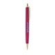 aerial view a burgundy barrel & cream trim tri - stic(r) multi - color promotional pen, image 2 of 2