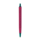 aerial view a burgundy barrel & green trim tri - stic(r) multi - color promotional pen, image 2 of 2