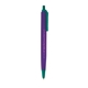 aerial view a purple barrel & green trim tri - stic(r) multi - color promotional pen, image 3 of 4