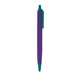 aerial view a purple barrel & green trim tri - stic(r) multi - color promotional pen, image 4 of 4