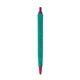 aerial view a teal barrel & burgundy trim tri - stic(r) multi - color promotional pen, image 3 of 3