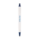 aerial view a white barrel & navy trim tri - stic(r) multi - color promotional pen, image 2 of 2