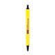 aerial view a yellow barrel & black trim tri - stic(r) multi - color promotional pen, image 2 of 2