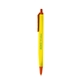 aerial view a yellow barrel & red trim tri - stic(r) multi - color promotional pen, image 2 of 2