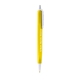 aerial view a yellow barrel & white trim tri - stic(r) multi - color promotional pen, image 2 of 2