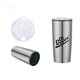 a gunmetal 20 oz double - walled matte gunmetal stainless steel tumbler w / leakproof lid, slide closure