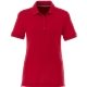 aerial view a team red (358) womens crandall short sleeve pique polo, image 1 of 5