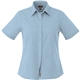 aerial view a sky (422) womens colter short sleeve button up shirt, image 1 of 3