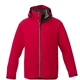 aerial view a team red/heather dark charcoal (358) mens arlington waterproof 3- in -1 jacket, image 1 of 8