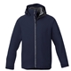 aerial view a vintage navy/hthr dk charcoal (573) mens arlington waterproof 3- in -1 jacket, image 1 of 4