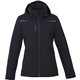 aerial view a black (995) womens colton fleece lined waterproof jacket, image 1 of 11