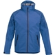 aerial view a new royal (561) mens index waterproof softshell rain jacket with hood, image 1 of 6