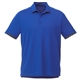 aerial view a new royal/grey storm (561) mens cerrado short sleeve performance polo, image 1 of 5