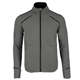 a black/heather charcoal (995) mens tamarack full zip performance jacket with thumb holes