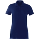 aerial view a vintage navy (573) womens acadia short sleeve polo, image 1 of 2