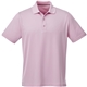 aerial view a pink zircon (326) mens otis short sleeve performance polo, image 1 of 4