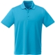 aerial view a aspen blue (430) mens otis short sleeve performance polo, image 1 of 4