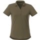 aerial view a loden (684) womens otis short sleeve performance polo, image 1 of 4