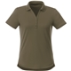 aerial view a loden (684) womens otis short sleeve performance polo, image 1 of 4