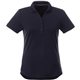 aerial view a vintage navy (573) womens otis short sleeve performance polo, image 1 of 4