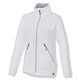 aerial view a white/silver (125) womens rincon eco packable jacket, image 1 of 2