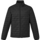 aerial view a black (995) mens telluride lightweight packable insulated puffer jacket, image 1 of 6