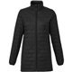 aerial view a black (995) womens telluride lightweight packable insulated puffer jacket, image 1 of 6