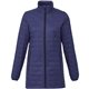 aerial view a vintage navy (573) womens telluride lightweight packable insulated puffer jacket, image 1 of 6