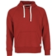 aerial view a dark red (372) mens maplegrove roots73 fleece hoodie, image 1 of 2