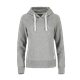 aerial view a grey mix (931) womens maplegrove roots73 fleece hoodie, image 1 of 2