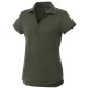 aerial view a loden (684) womens amos eco short sleeve performance polo, image 1 of 5
