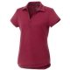 aerial view a vintage red (369) womens amos eco short sleeve performance polo, image 1 of 2