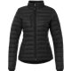 aerial view a black (995) womens whistler lightweight down puffer jacket, image 1 of 5