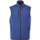 aerial view a metro blue heather (550) mens fontaine knit vest, image 1 of 4