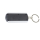 aerial view a trans black voyager fc photoimage (r) full color imprint slim keyholder keylight with bright white led light, image 1 of 4