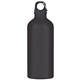aerial view a black with black lid 20 oz aluminum tundra bike bottle, image 1 of 4